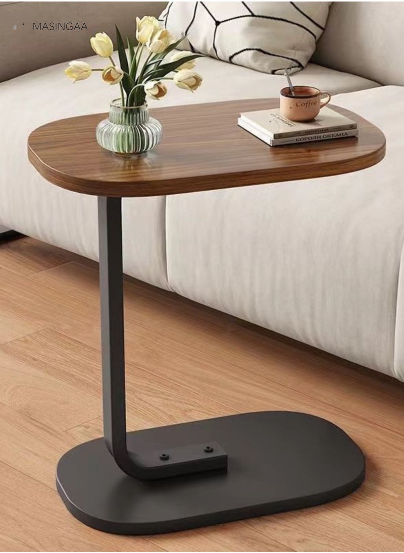 MASINGAA - Sofa Side Table, C Shaped End Table, Coffee Table, Small Table for Living room, bedroom 45*30*60CM - Image 1
