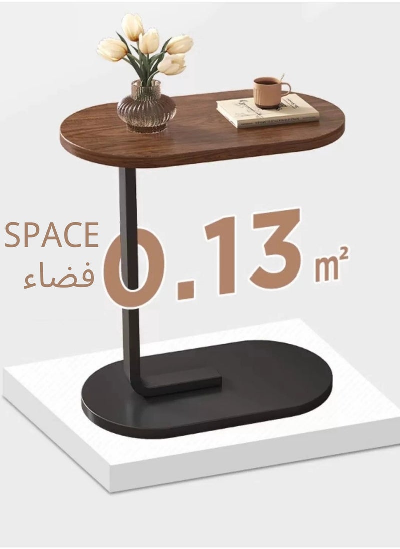 MASINGAA - Sofa Side Table, C Shaped End Table, Coffee Table, Small Table for Living room, bedroom 45*30*60CM - Image 1