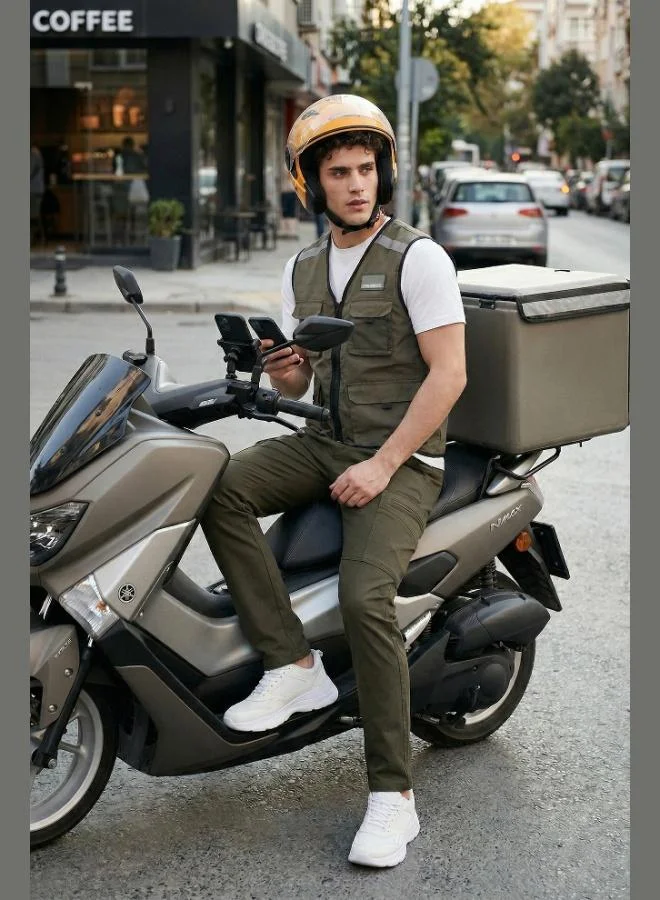 Buratti  Buratti Regular Fit Normal Waist Straight Leg Trekking and Cargo Pants Men's PANTS 693158 for Men | Best Price UAE