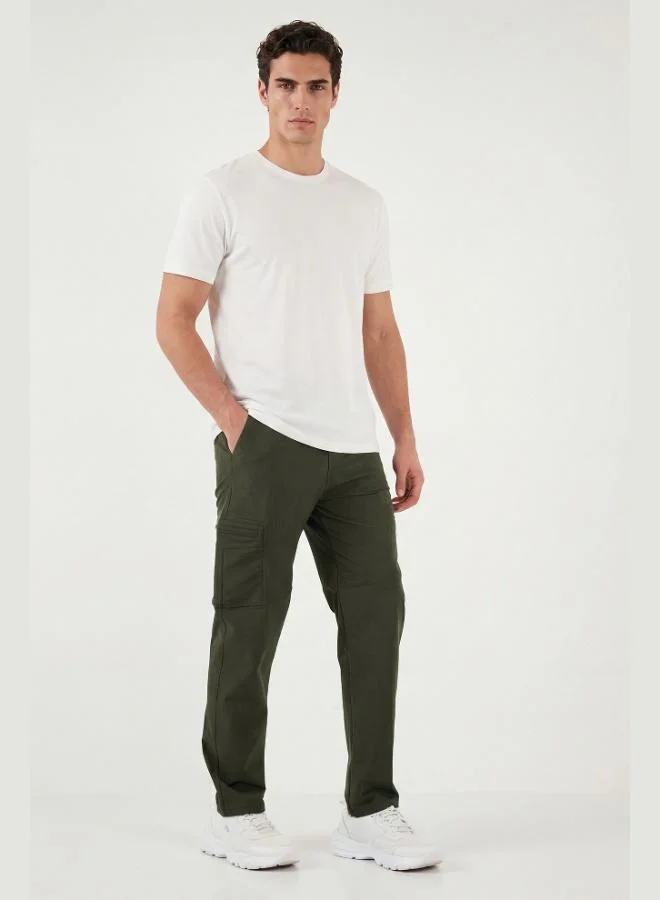 Buratti  Buratti Regular Fit Normal Waist Straight Leg Trekking and Cargo Pants Men's PANTS 693158 for Men | Best Price UAE