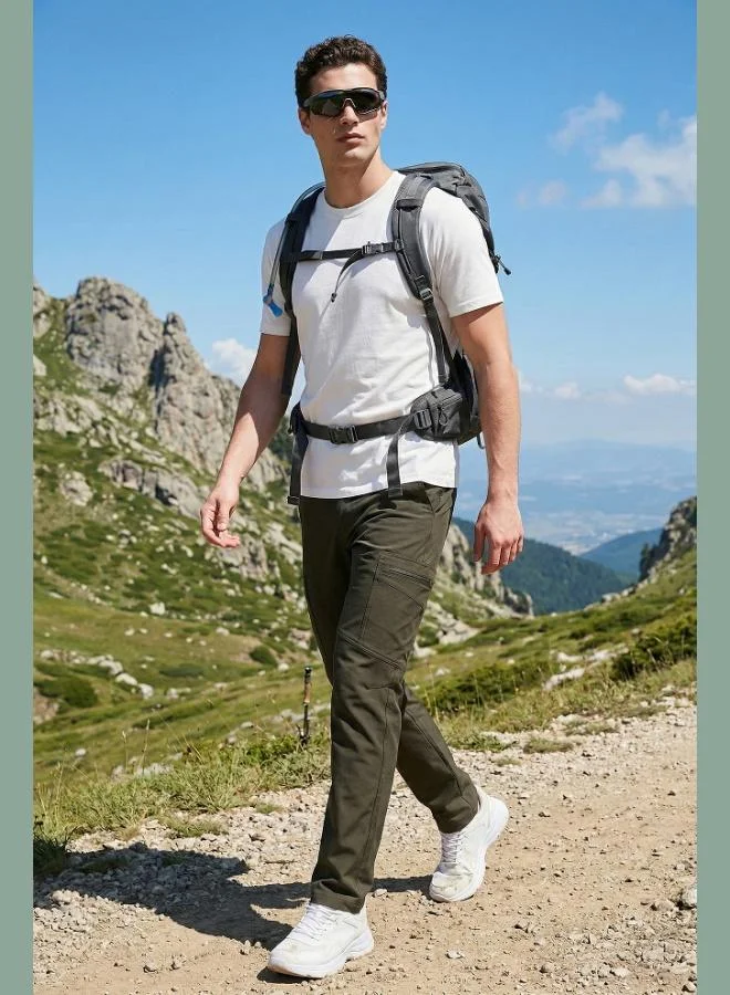 Buratti Regular Fit Normal Waist Straight Leg Trekking and Cargo Pants Men's PANTS 693158