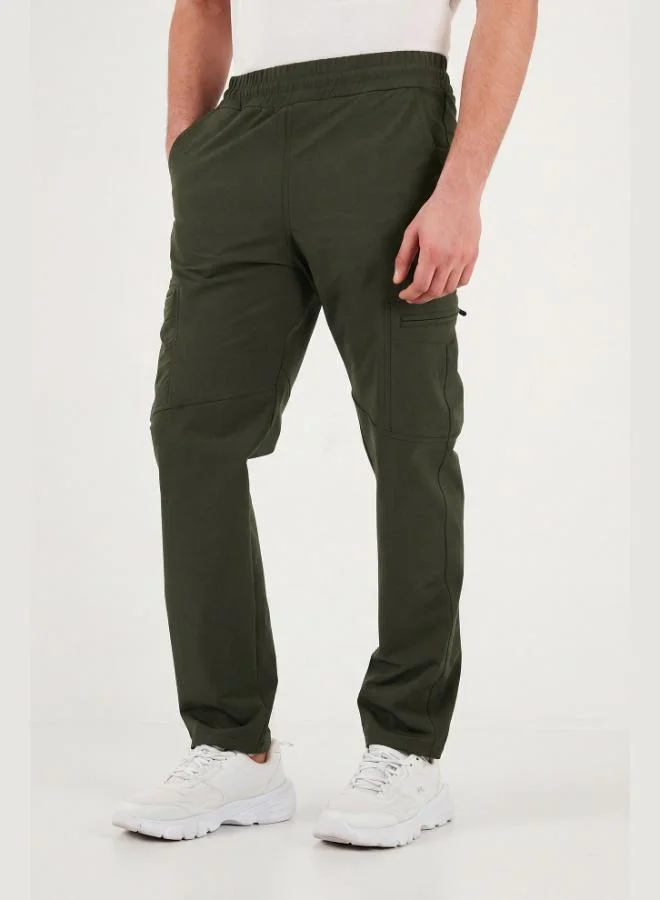 Buratti  Buratti Regular Fit Normal Waist Straight Leg Trekking and Cargo Pants Men's PANTS 693158 for Men | Best Price UAE