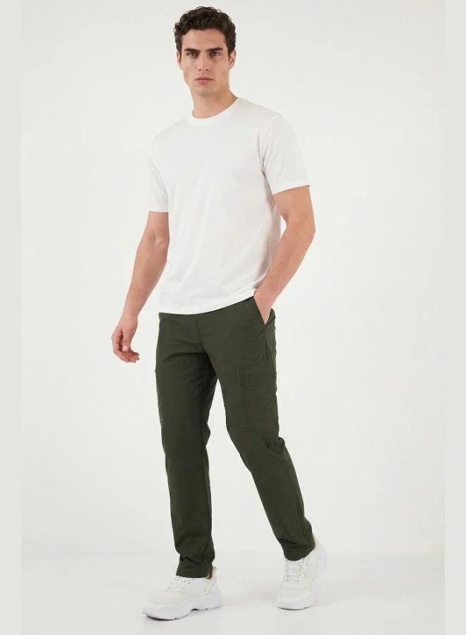 Buratti  Buratti Regular Fit Normal Waist Straight Leg Trekking and Cargo Pants Men's PANTS 693158 for Men | Best Price UAE