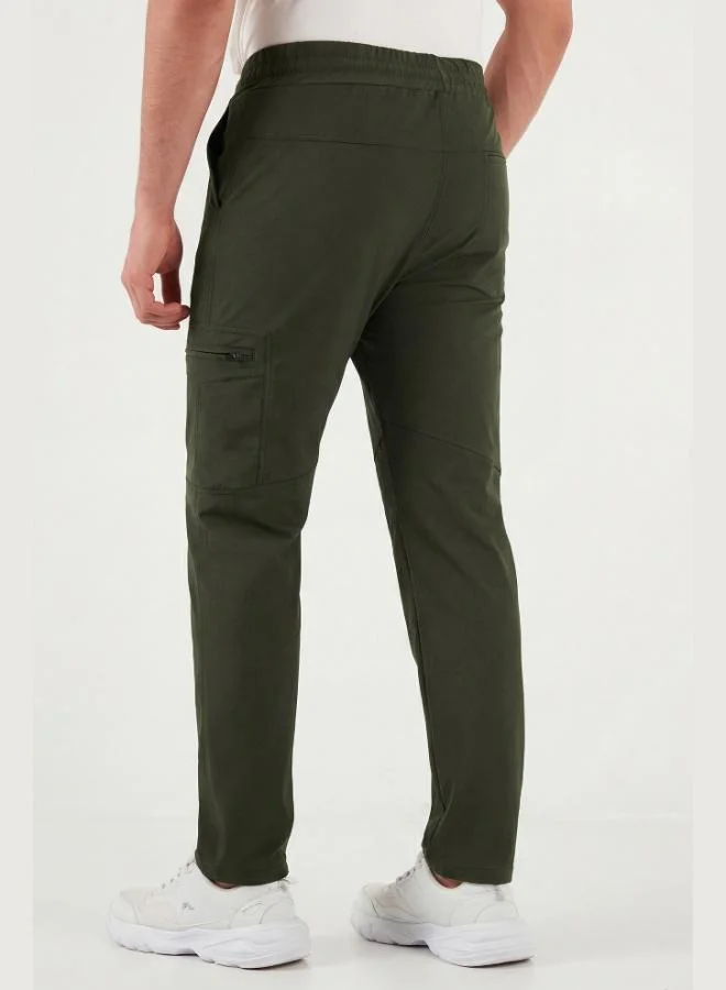 Buratti  Buratti Regular Fit Normal Waist Straight Leg Trekking and Cargo Pants Men's PANTS 693158 for Men | Best Price UAE