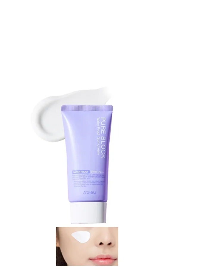 إيه بيو A'Pieu Pure Block Water Proof Sun Cream SPF50+, 50mL - Image 2
