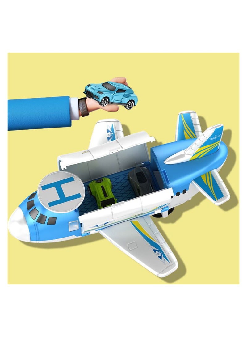 Cool Baby Airplane Toys Aircraft Carrier Toy Helicopter Toy Set Car Track Cargo Plane Toys for Kids Simulated Transport Car Park - Image 5
