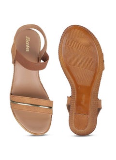 Bata Bata Womens Lille Heels, (6618515), 5 Beige  - Image 4