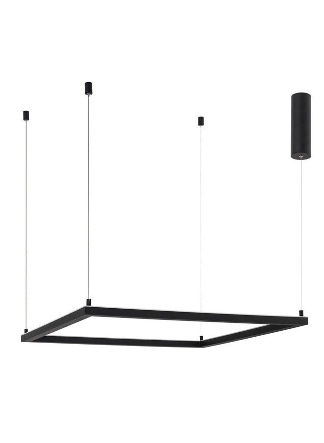 ٍSiera Light square chandelier, uplighting, black size 50cm warm light 30W - 50 cm 9073  - Image 1