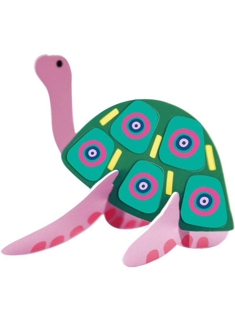 Avenir Stick 'n Play Series Polar & Sea Animals 200+ Reusable Stickers for Endless Fun! Create Play Scenes With 8 Illustrated Theme Cards, Make Your Own Animal Figures for Kids 3+ - Image 3