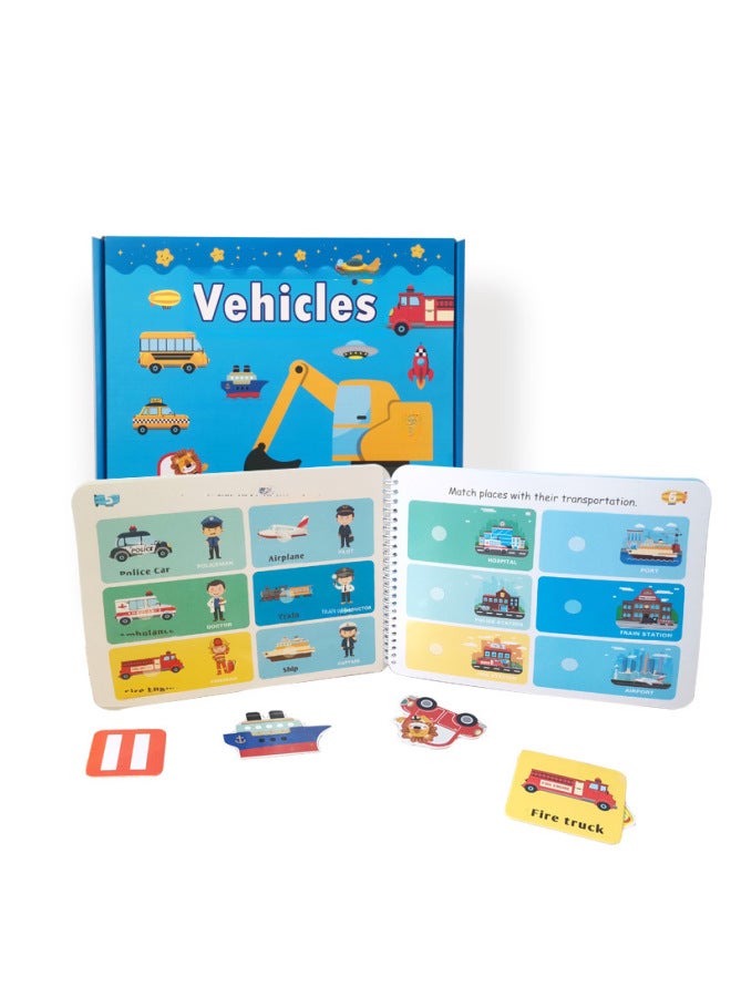 التنوير التعليم المبكر كتاب مشغول كتاب هادئ للأطفال الإنجليزية السماء المرصعة بالنجوم كتاب ملصقات المعرفي لعبة الغذاء الوجه اللون: جسم الإنسان - Image 5