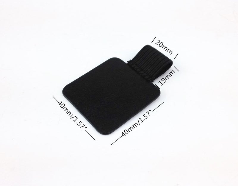 yueton 5pcs Self-Adhesive Leather Pen Holder with Elastic Loop for Notebooks, Journals, Planners and Calendars - Image 2