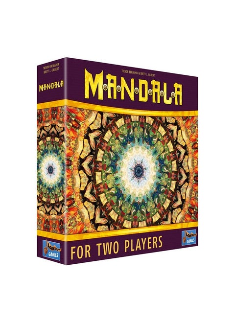 Mandala Board Game | Challenging Two-Player Game With Beautiful Abstract Art | Strategy Board Game For Adults And Kids | Ages 10+ | 2 Players | Average Playtime 30 Minutes | Made By Lookout Games