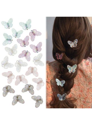 Butterfly Hair Clips For Girls 20Pcs Multicolored Mini Hair Clips Acrylic Cute Hair Clips For Women 90S Accessories For Women Durable Y2K Butterfly Clips Glitter Small Hair Clips Y2K Accessories - pzsku/Z5537A554DBA46C3AF28EZ/45/_/1683268530/d154d8e0-f5f5-4d0a-85c3-8cc0b9c63654