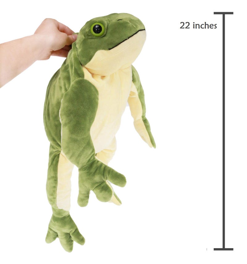 Ice King Bear Plush Giant Frog Stuffed Animal Soft Toy  22 Inches Large  Green - Image 3