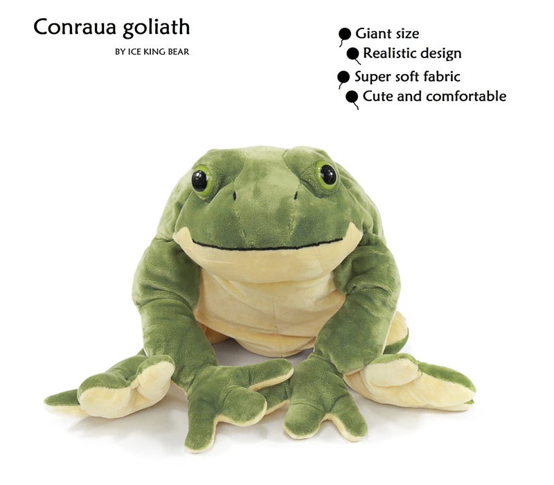 Ice King Bear Plush Giant Frog Stuffed Animal Soft Toy  22 Inches Large  Green - Image 4