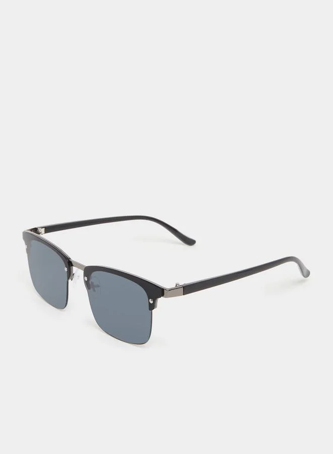 Styli Square Frame Sunglasses with Nose Pads