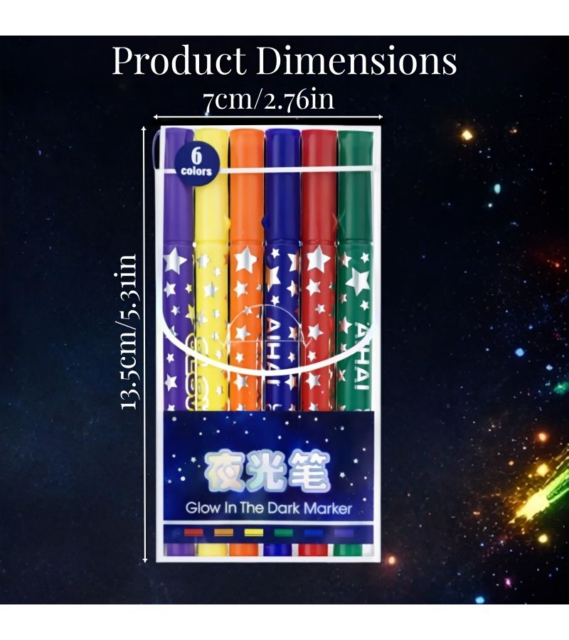 1pc Green Fluorescent Luminous Marker Pen For DIY Crafts Scrapbooking Journaling Poster And Art Drawing - Image 2