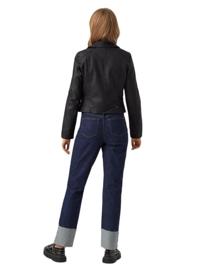VERO MODA PU Leather Biker Jacket