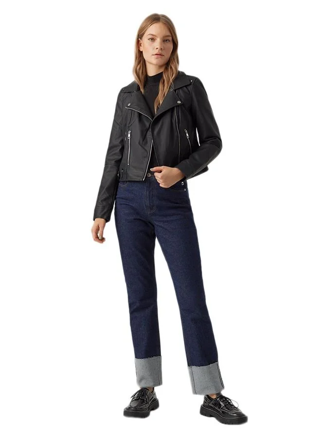 VERO MODA PU Leather Biker Jacket