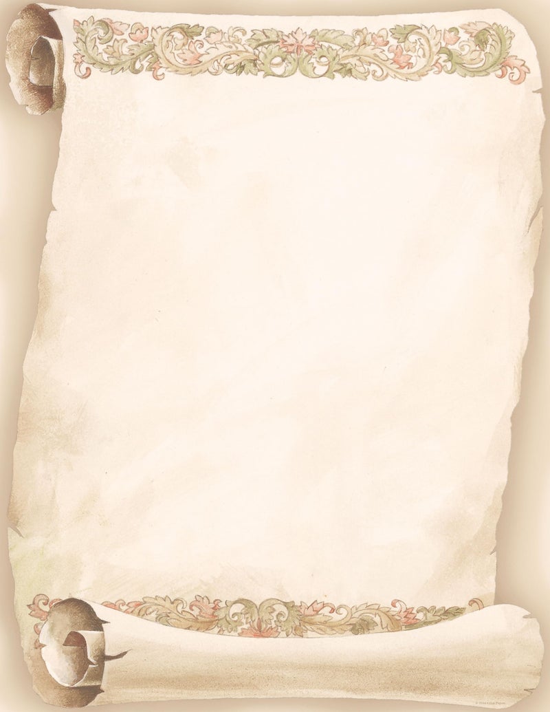 Great Papers! Florentine Scroll Letterhead, 80 Count, 8.5"x11" (2014237) - Image 3