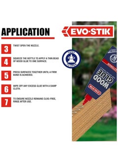 EVO-STIK Wood Glue For Exterior Applications 250ml Content  - Image 4