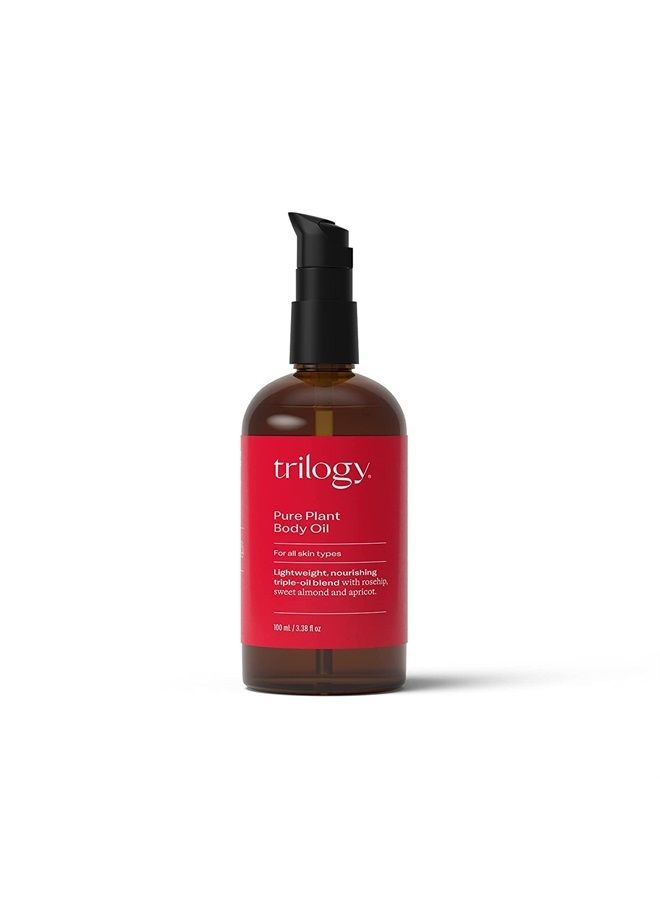 Trilogy Pure Plant Body Oil, 3.38 Fl Oz - For All Skin Types - With Rosehip, Sweet Almond & Apricot - Made in New Zealand (3.4 Fl Oz) - Image 2