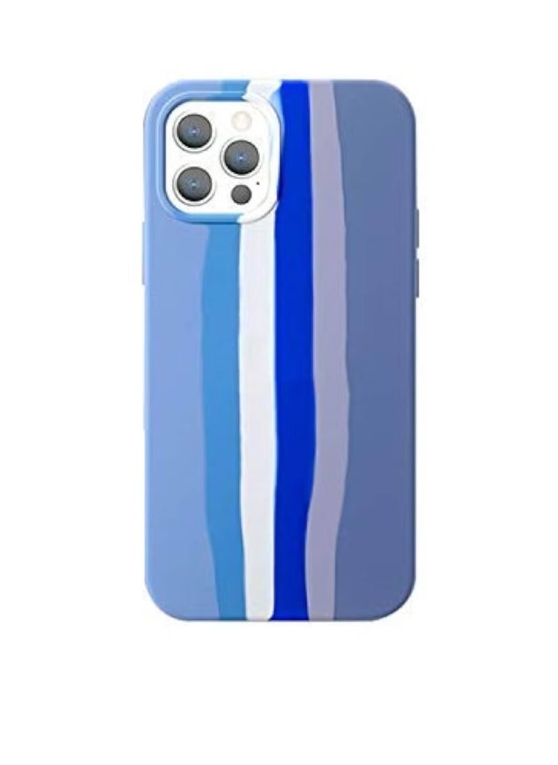iPhone 13/14 Colourful Silicone Case, Silky Smooth Full Body Protective Case with Soft Lining, Shockproof Hybrid Liquid Silicone Mobile Phone Case