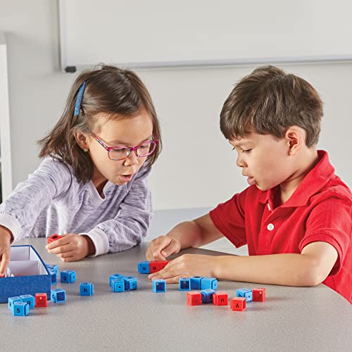hand2mind Reading Rods Alphabet & CVC Words, Word Building Activities, Letter Blocks, CVC Words for Kindergarten, Spelling Toys, Reading Tools for Kids, Science of Reading Manipulatives - Image 2