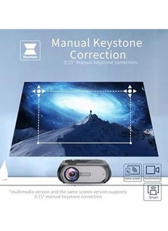 borrego Borrego T7 Full HD 1080P LED Projector 4000 Lumens Portable Projector WIFI Multi Screen Home Theater Beamer 3D Video Cinema  - Image 5