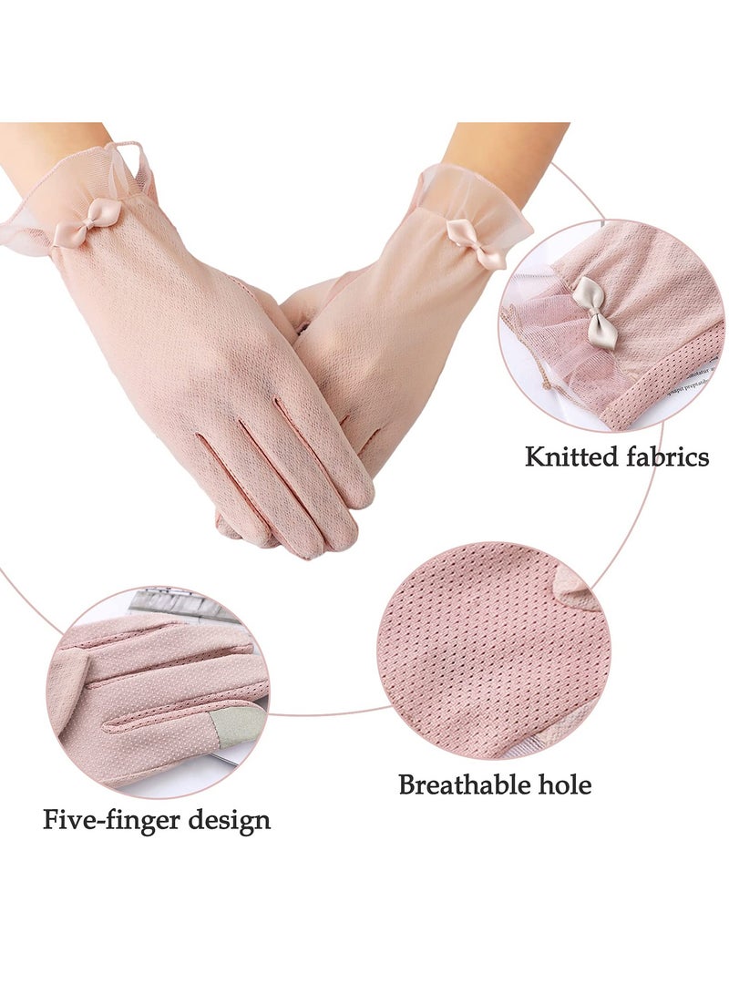 Loquat Hat for Women Pillbox Bowknot Fascinator Feathers Veil Mesh Headband and Short Lace Gloves Floral Tea Party Wedding Flower Cocktail Hair Clip - Image 2