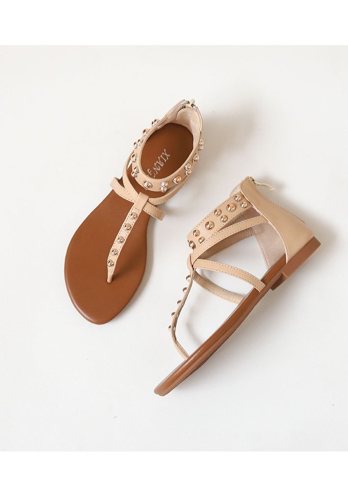 SIKETU Women's Summer New Seaside Vacation Retro Leisure Fashion Roman Sandals  - Image 2