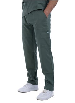 sezer Caesar Medical Scrub for Men – comfort and durability with a modern and elegant design in olive color  - Image 5