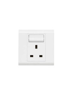 Legrand Legrand Belanko 13A Sinlge Switch Socket, UK Standard 617041  - Image 1