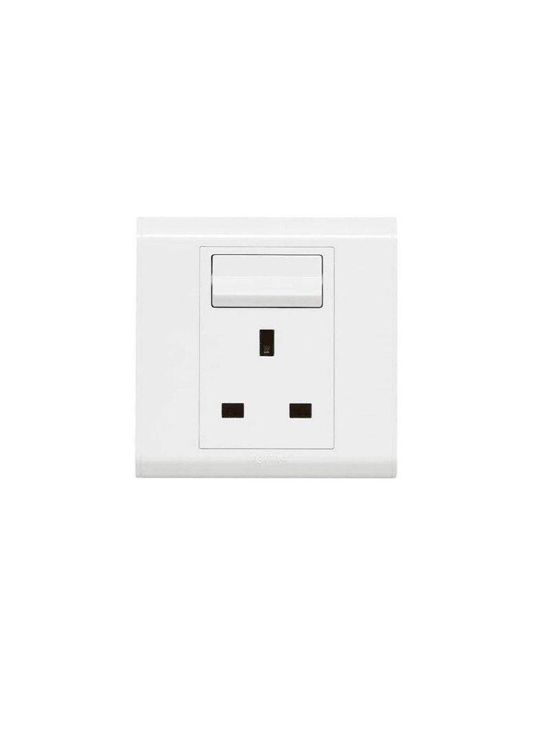 Legrand Legrand Belanko 13A Sinlge Switch Socket, UK Standard 617041  - Image 1