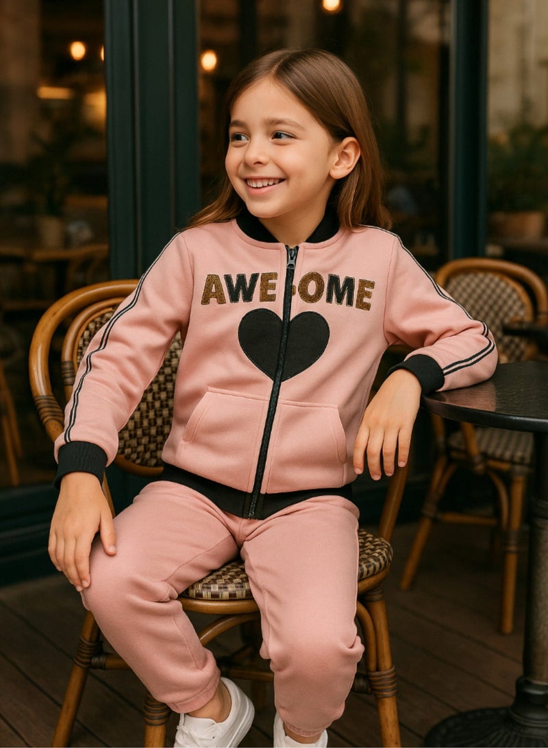 فكتور اند جين طقم سويت شيرت بفتحة أمامية كاملة وسروال رياضي - Image 4