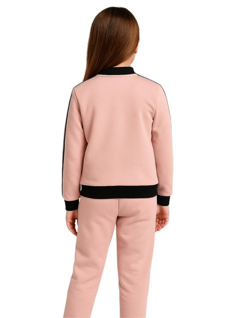 فكتور اند جين طقم سويت شيرت بفتحة أمامية كاملة وسروال رياضي - Image 5