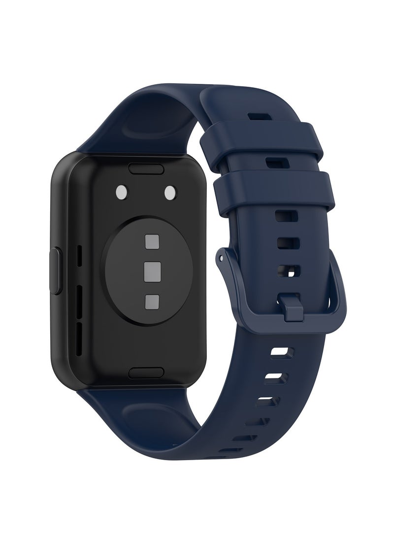 Generic - Straps Compatible with Huawei Fit 2 Soft TPU Band for Men and Women,Blue - Image 1