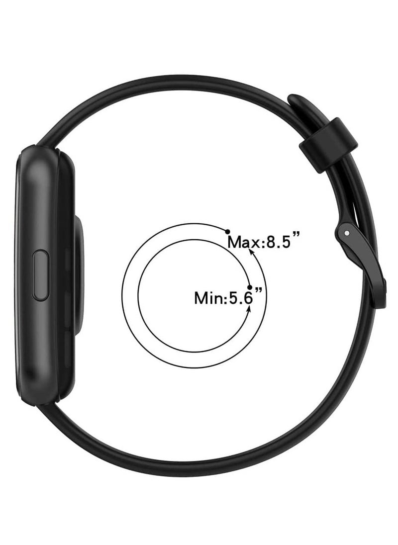 Generic - Straps Compatible with Huawei Fit 2 Soft TPU Band for Men and Women,Blue - Image 1