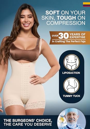 Sonryse Stage 2 faja Tummy Tuck Compression Garment | Faja Body Shaper Shapewear for Women | Fajas Colombianas Moldeadoras Beige 5XL - Image 5