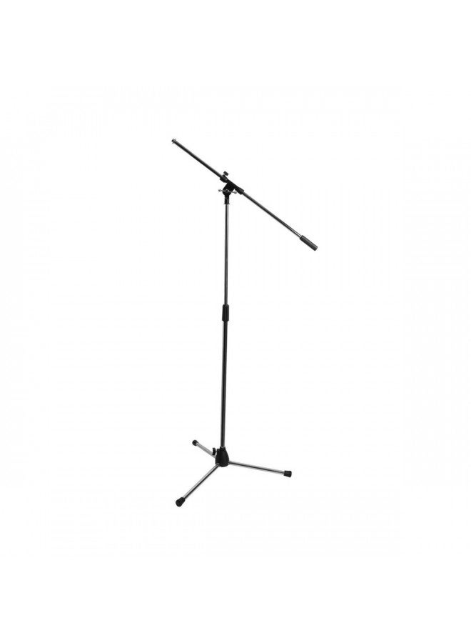 OnStage On-Stage MS7701C Tripod Microphone Boom Stand, Chrome - Image 1