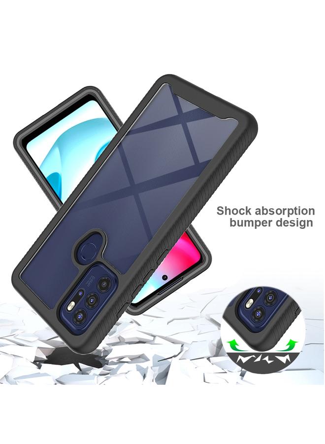 اس-توب جراب لهاتف Motorola Moto G60S Starry Sky بلون سادة من سلسلة PC + TPU - Image 5