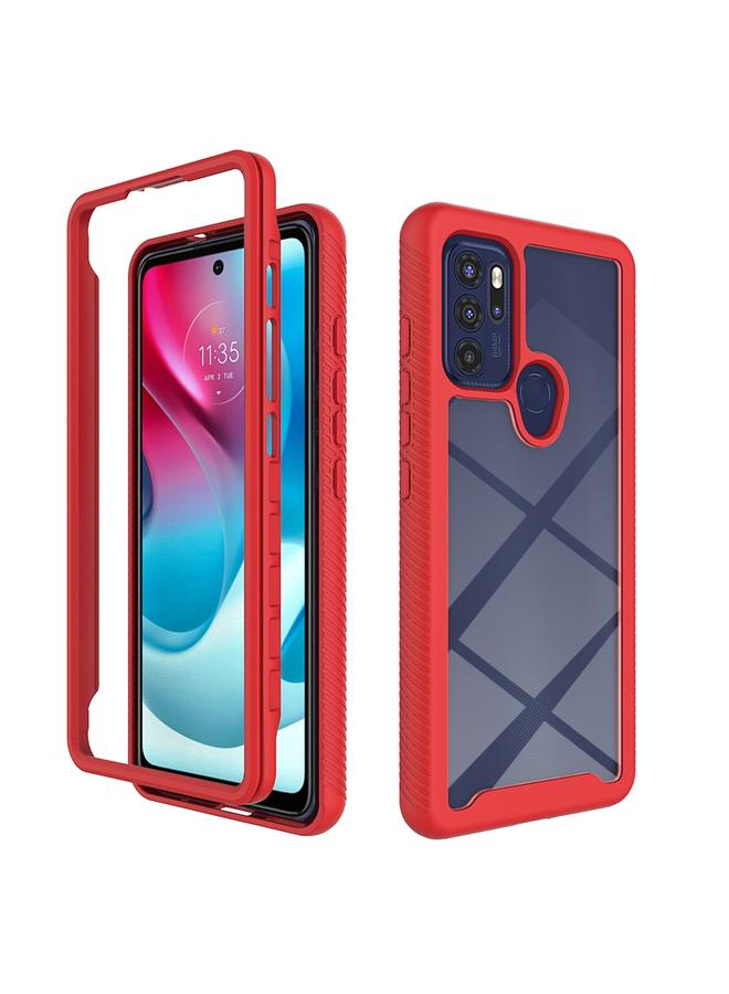 اس-توب جراب لهاتف Motorola Moto G60S Starry Sky بلون سادة من سلسلة PC + TPU - Image 1