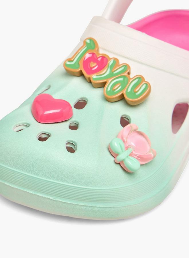 Aqua Girls Ombre Clogs - Image 4