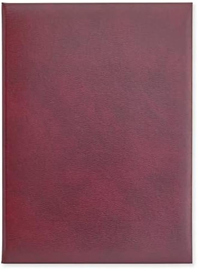 FIS Fsclcertboxmr Bonded Leather Certificate Folder With Gift Box A4 Size Maroon - Image 3