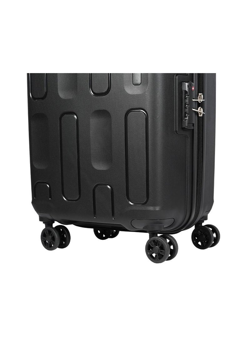 AMERICAN TOURISTER ellipso suitcase, 2pc set (55 + 68 cm), 4 spinner wheels, hard top, polypropylene, black|lightweight|scratch resistant texture|shoe & laundry bag|tsa lock - 3 years international warranty - Image 5