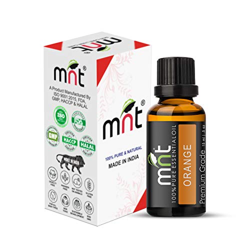 MNT Orange Essential Oil - 100% Pure & Natural Therapeutic Grade Oil for Skin Lightening, Hair, Body, Face and Aromatherapy (15ML) - Image 2