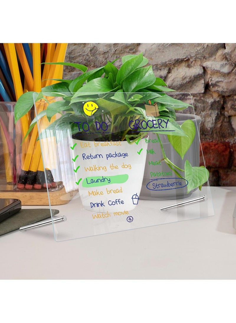 Acrylic Week Plan Desktop Memo Message Board Erasable Office Memo Writing Board - Image 5