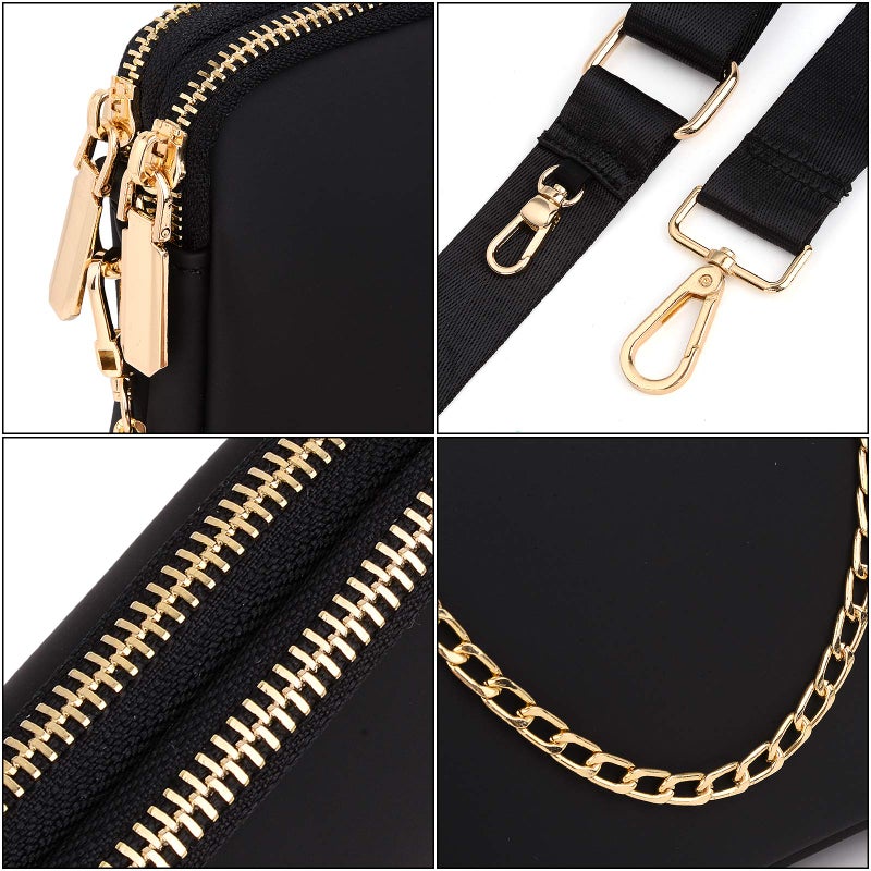 UTO Small Crossbody Bags for Women 3 in 1 Trendy Belt Purse Fashion Designer Mini Cute Sling Fanny Chest Pack - Image 4