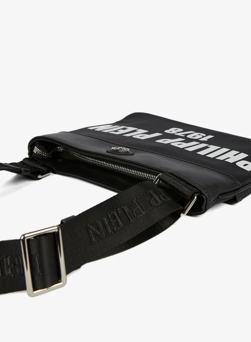 Philipp Plein  Easy Going Black Crossbody Bag for Men | Best Price UAE