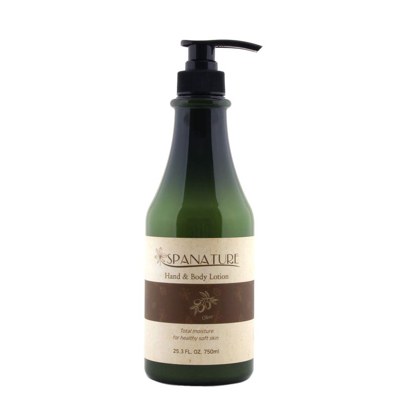 Olive Hand  Body Lotion  Daily Moisturizing Body Lotion for Moisturizing Restoring and Nourishing the Skin 750ml25oz with Pump Made in Korea